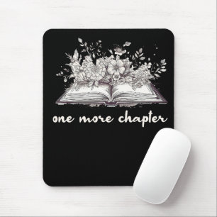 Mousepad Um Livro Mais Um Capítulo Com Flores