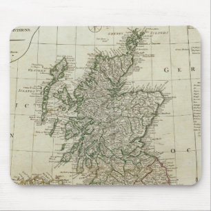 Mousepad Um mapa completo das Ilhas Britânicas