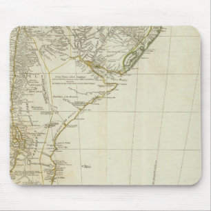Mousepad Um mapa do sul da América do Sul