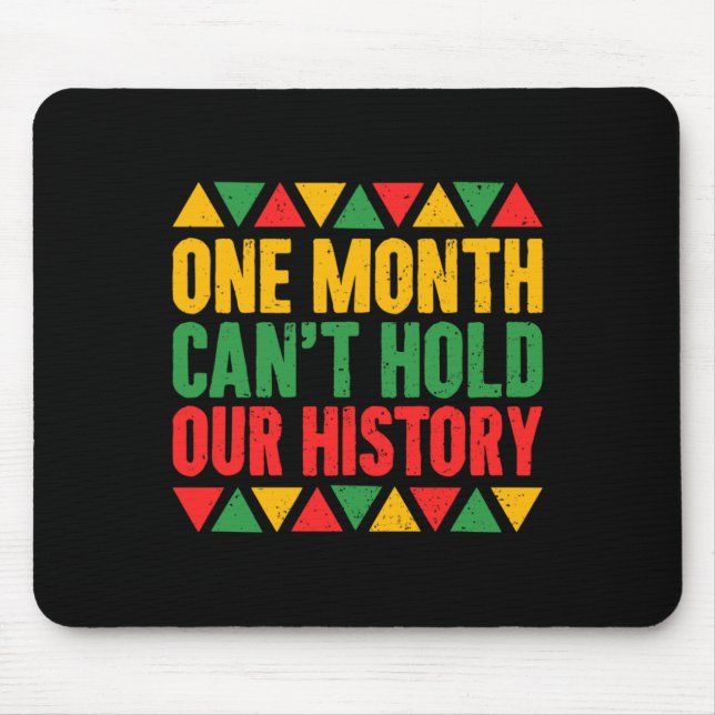 Mousepad Um mês não pode manter nossa história - África Amé (Frente)