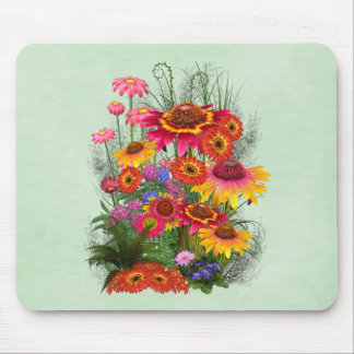 Mousepad Um monte de lindas flores.