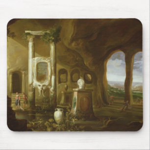 Mousepad Um monumento a Augustus, em uma gruta com