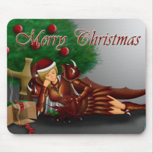 Mousepad Um Natal do dragão