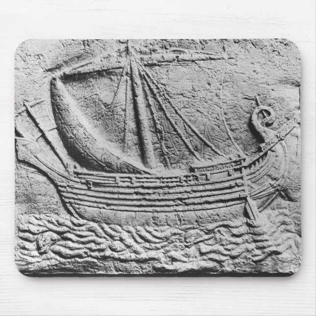 Mousepad Um navio do comércio do Phoenician em Sidon (Frente)