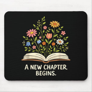 Mousepad Um Novo Capítulo Começa Biblioteca Inspiradora de