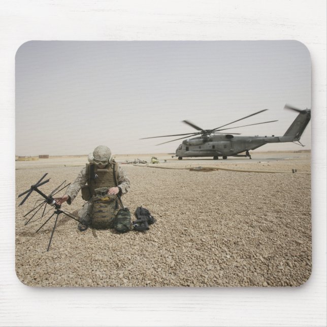 Mousepad Um operador de rádio de campo (Frente)