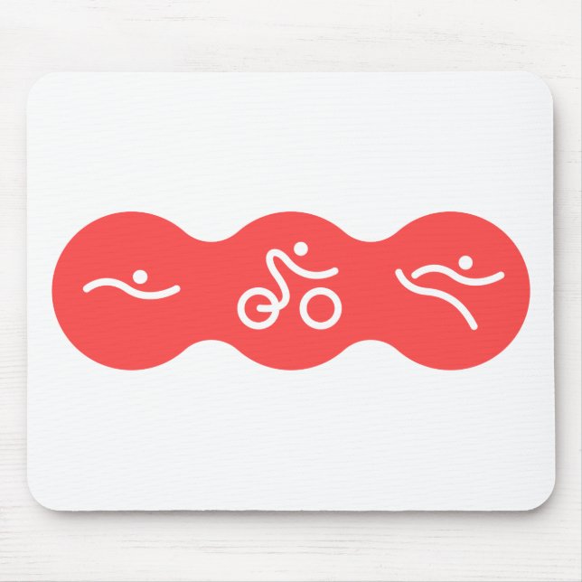 Mousepad Um ótimo presente de Triatlo para seu amigo ou fam (Frente)