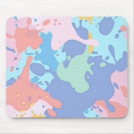 Mousepad Um padrão confuso de manchas de tinta