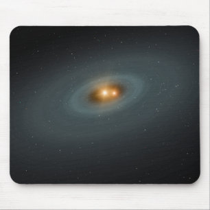 Mousepad Um par apertado de estrelas e um disco circundante