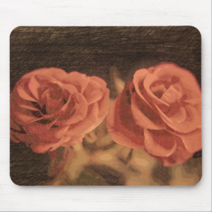 Mousepad Um par de rosas no sketch3