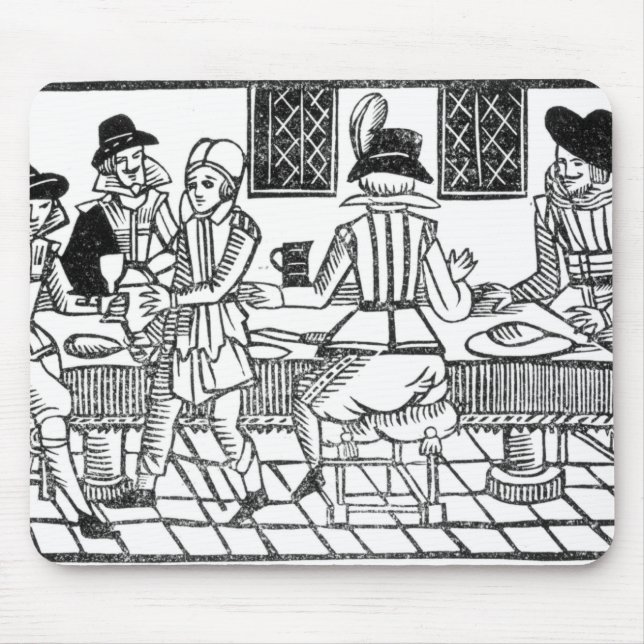 Mousepad Um partido de ceia, 'um livro de baladas de (Frente)