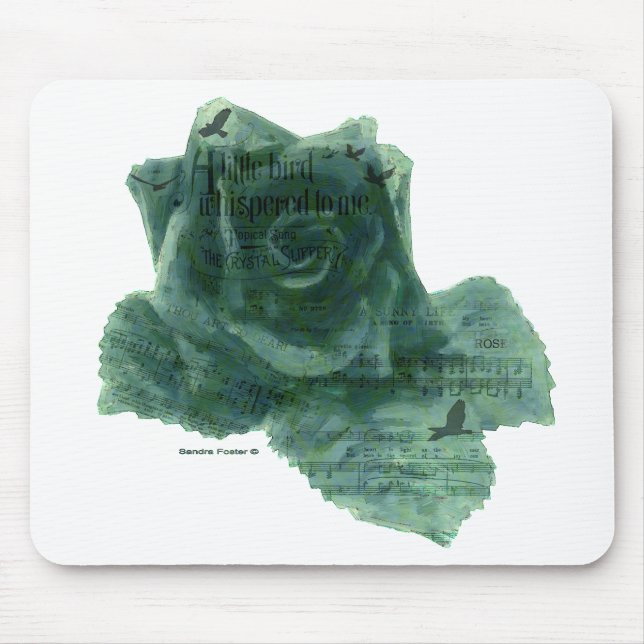 Mousepad Um Pássaro Me Disse Rosa (Frente)