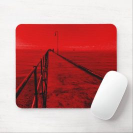 Mousepad Um passeio ao longo do píer à beira-mar