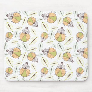 Mousepad Um pequeno inseto de carrapato engraçado e um padr