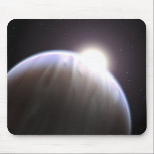 Mousepad Um planeta extrasolar com sua estrela do pai