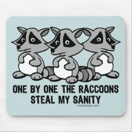 Mousepad Um Por Um Dos Raccoons