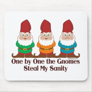 Mousepad Um por um os gnomos