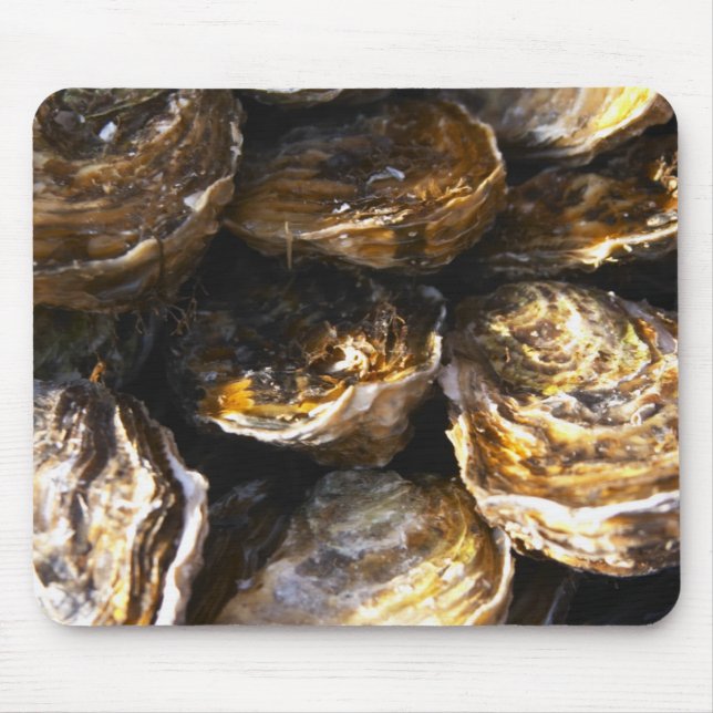 Mousepad Um prato de ostras. (Frente)
