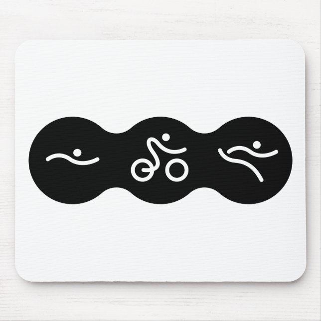 Mousepad Um presente Triathlon excelente para seu amigo ou  (Frente)