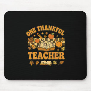 Mousepad Um Professor Grato Livro Groovy Abóbora Outono Do