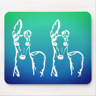 Mousepad Um Rato Branco Branco Muito Bonito, Um Mouse Itali