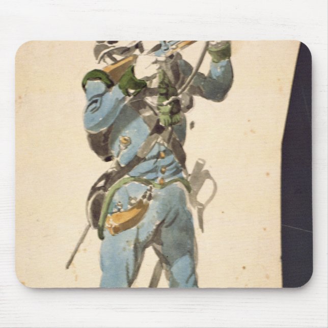 Mousepad Um Rifleman dos Jaegers austríacos (Frente)