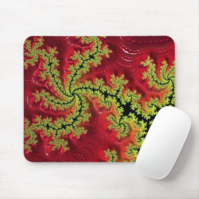 Mousepad Um Rio Passa Por Um Pad De Mouse (Com mouse)