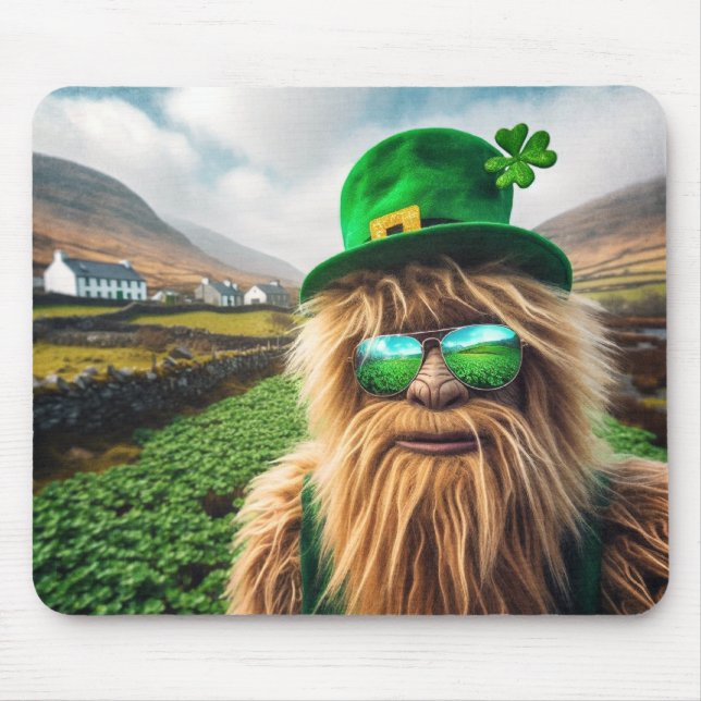 Mousepad Um Sasquatch Irlandês (Frente)