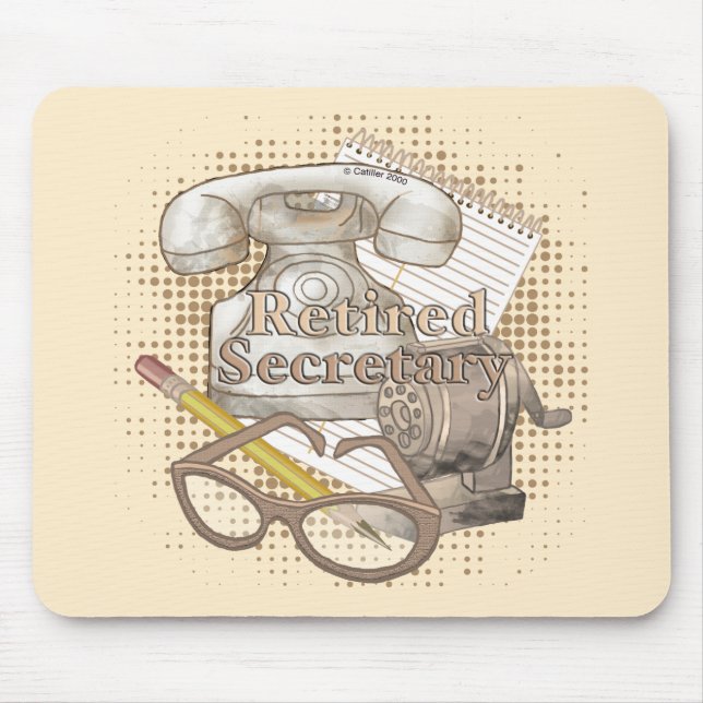 Mousepad Um Secretário Aposentado (Frente)