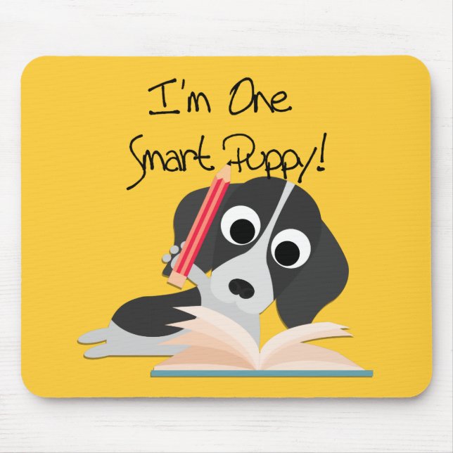 Mousepad Um Smart Puppy (Frente)