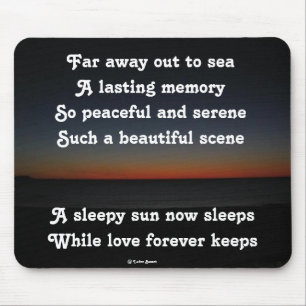 Mousepad Um Sol Sonolento Dorme Poema Por Ladee Ba