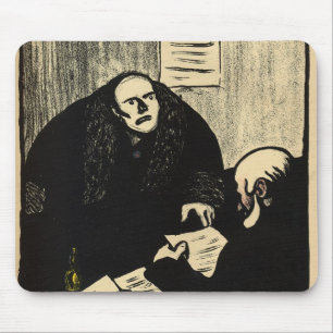 Mousepad Um suspeito culpado tenta levantar uma pergunta