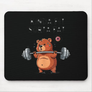 Mousepad Um Tanto em Forma Um Pouco Gordo Corpo de Academia