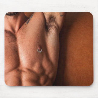 Mousepad Um tapete de rato inspirado no fitness