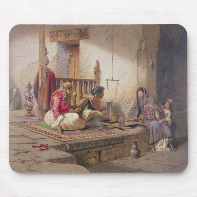 Mousepad Um tecelão em Esna, uma de 24 ilustrações (Frente)