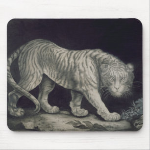 Mousepad Um tigre Prowling (lápis no papel)