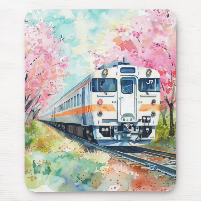 Mousepad Um Trem na Primavera (Frente)