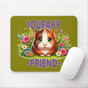 Mousepad Um trocadilho. Cartografia de porco "Cué Baby Guin