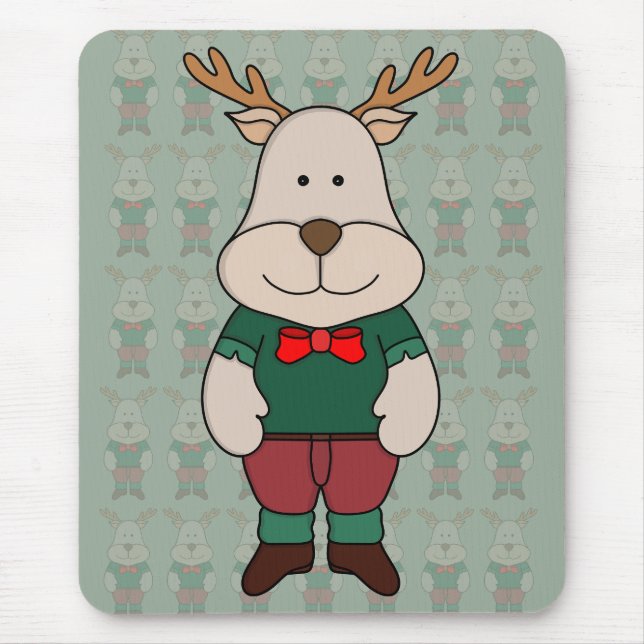 Mousepad Um veado fofo (Frente)
