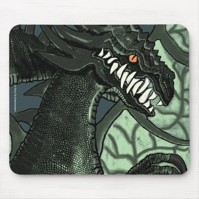 Mousepad Um vento doente funde | o dragão (Frente)