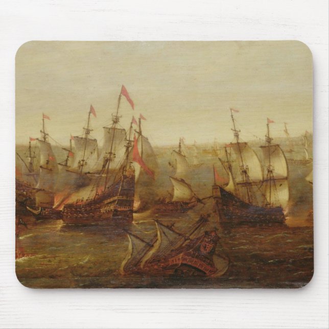 Mousepad Uma ação entre navios do espanhol e galera de (Frente)