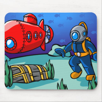 Mousepad Uma aventura subaquática
