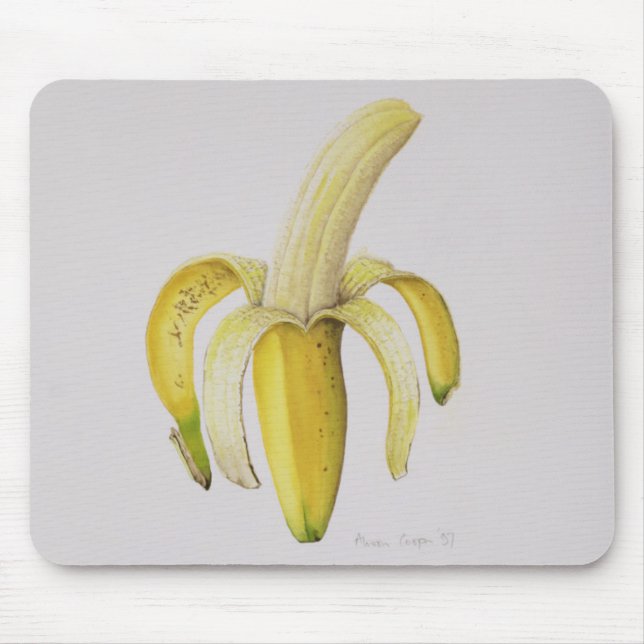 Mousepad Uma banana Metade-descascada 1997 (Frente)