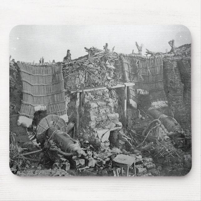 Mousepad Uma bateria de arma dois durante a guerra (Frente)