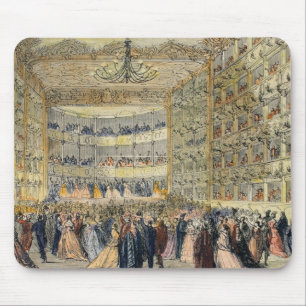 Mousepad Uma bola mascarada no teatro de Fenice, Veneza,
