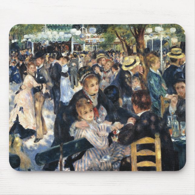 Mousepad Uma Bola no Moulin de la Galette - Renoir (Frente)