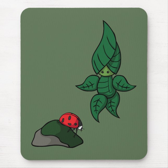 Mousepad Uma Caminhada na Floresta Suporte de Mouse (Frente)