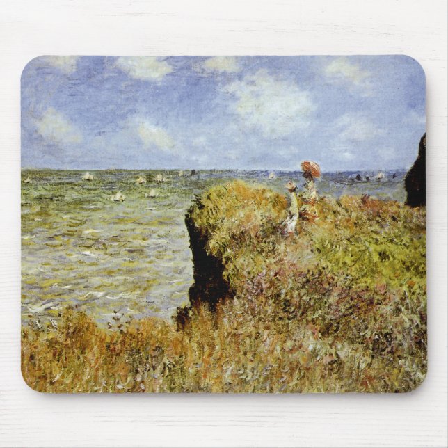Mousepad Uma caminhada sobre as algemas em Pourville (Frente)