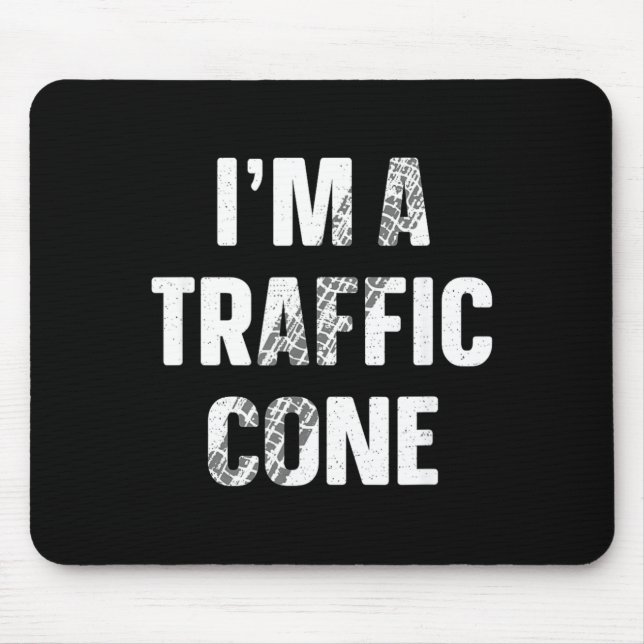 Mousepad Uma Camisa de Cone de Tráfego Fantasia Infantil de (Frente)