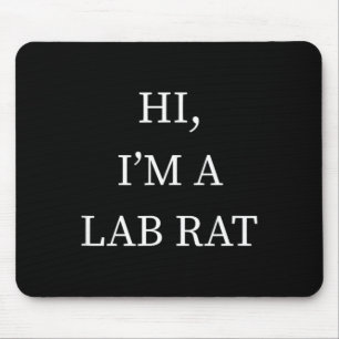 Mousepad uma Camiseta de Halloween de Rato de Laboratório I
